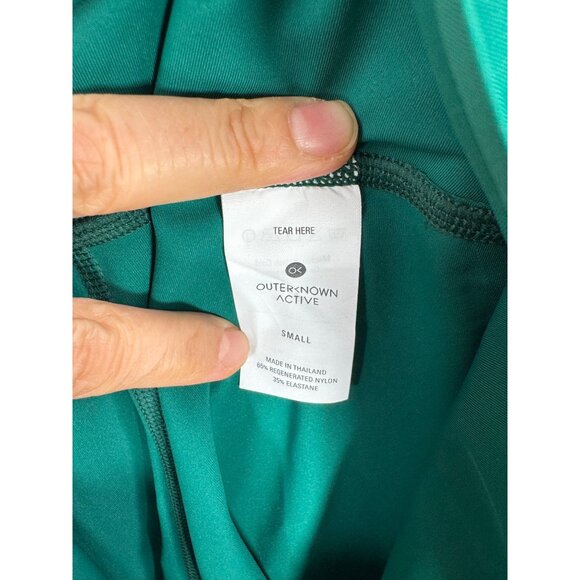 Outerknown OK Active Leggings Kelly Green work out sz S - Picture 8 of 8